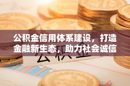 安溪公积金信用体系建设，打造金融新生态，助力社会诚信发展