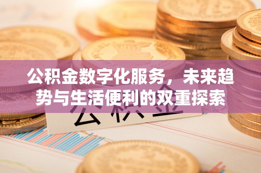 安溪公积金数字化服务，未来趋势与生活便利的双重探索